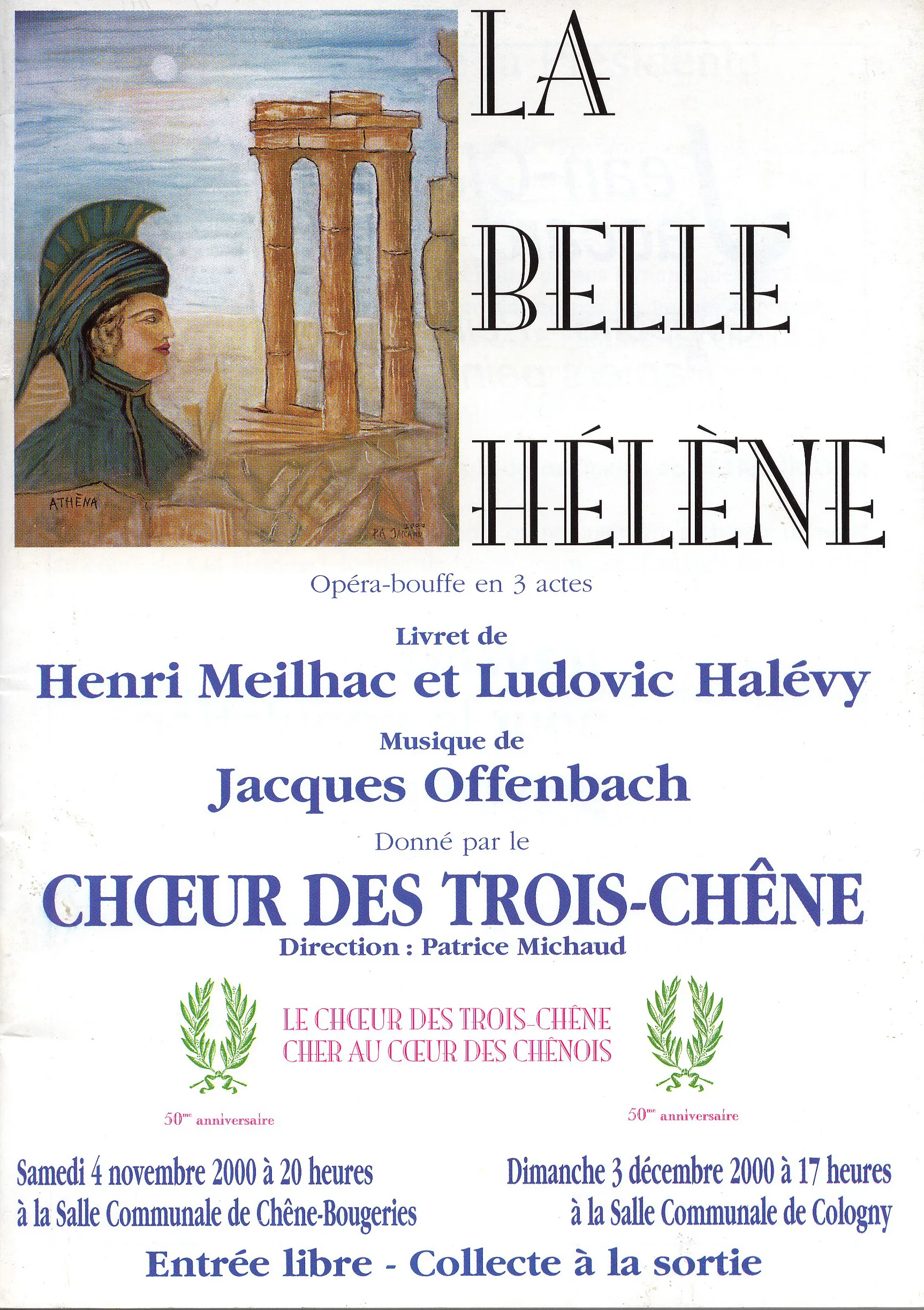Affiche La Belle Hélène 2000