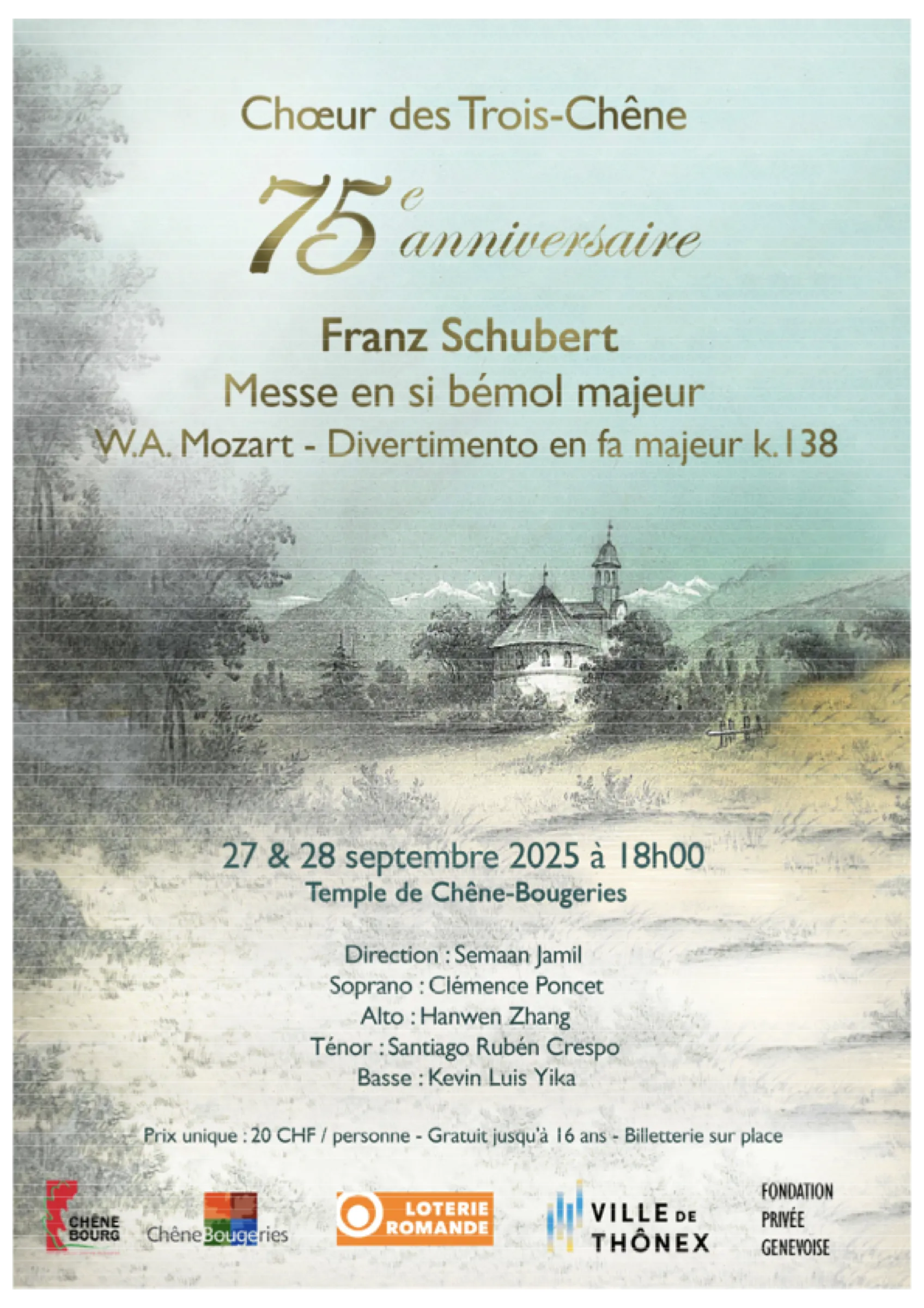 Affiche 75e anniversaire - Septembre 2025